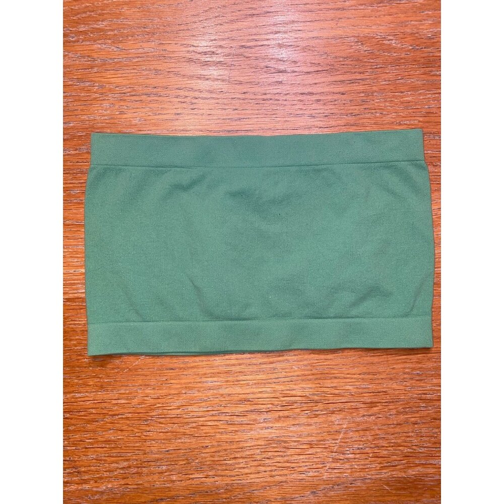 Green Sugarlips Strapless Bandeau Top